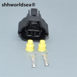 shhworldsea 2Pin Automobile connector waterproof housing DJ70230A-2.2-21 Wire harness plug terminal