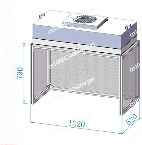 

1 шт. FFU 100-уровневый верстак для очистки, 220 В, пресс-экран, антистатический ультра-чистящий верстак, линейная консоль для мастерской