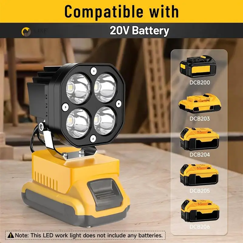 

A48F-LED Work Light Battery Cordless Work Light