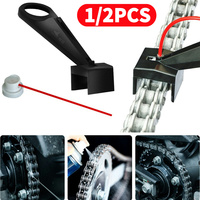 Motorcycle Chain Lube Applicator Mess-Free Chain Wax Chain Cleaner Attachment Motorcycle Chain Oiler Spray Gear