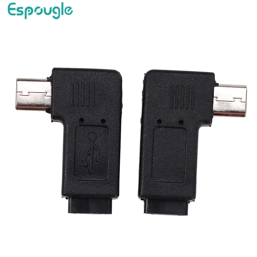 

500pcs L Type 90 Degree Left&Right Angle Micro USB Male To Female Adapter Micro USB MaleTo Micro USB Famale Adapter