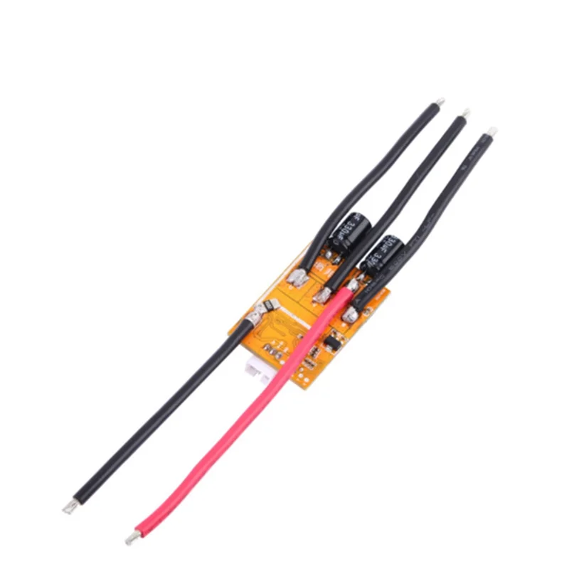 Three-Phase Brushless and Hall-Free DC Motor Controller BLDC ESC with Potentiometer Cooling 7-24V