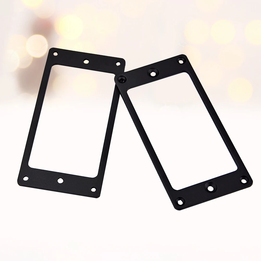 

2Pcs Metal Humbucker Frame Durable Performance Guitar Pickup Ring Curved Bottom Frame For Guitars Accessories Parts