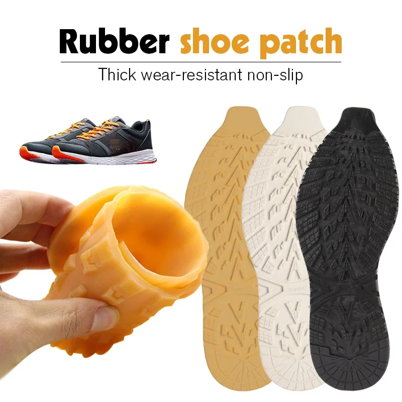 

Rubber Sole for Making Shoes Replacement Outsole Anti-Slip Protector Sole Repair DIY Insoles Men Shoe Bottom Wear-resistant Mat