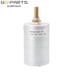 EIZZ 4 Kanäle 50K 100K 24 Schritte Volumen Potentiometer LOG Trat Dämpfer Balance Sound Control Serielle Typ Hifi audio DIY