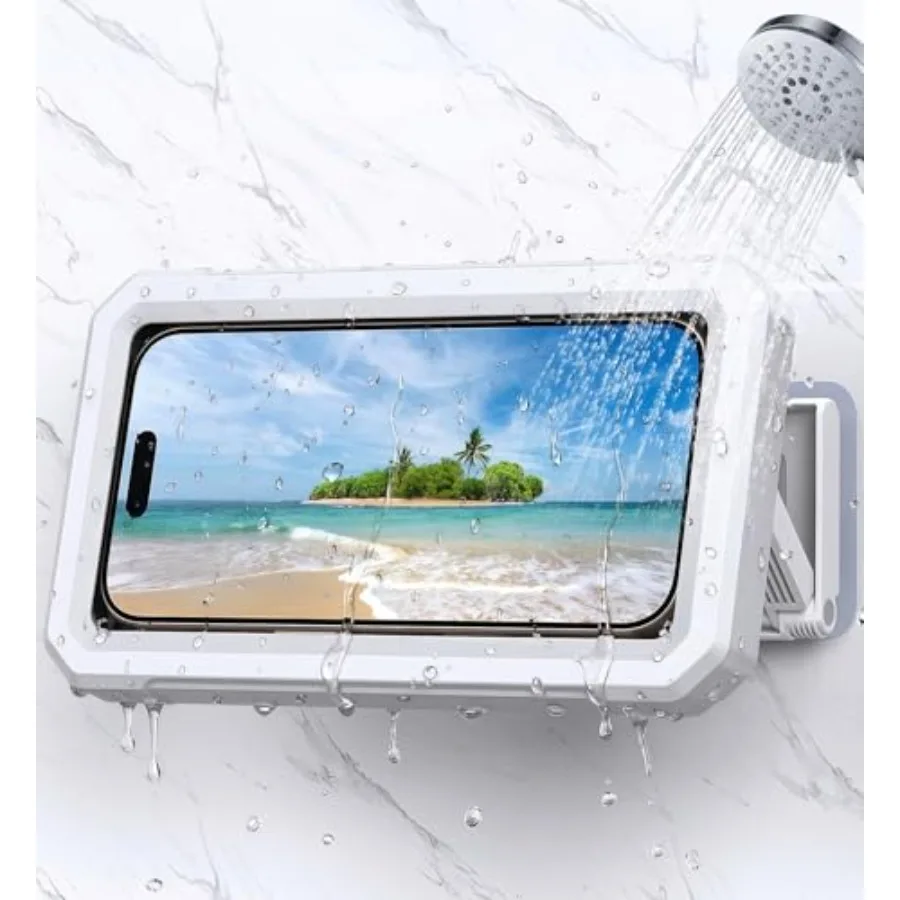 

Shower Phone Holder Waterproof Phone Holder for Shower Wall WaterproofAnti-Fog480Adjustable Retractable Bathroom Phone Holder M