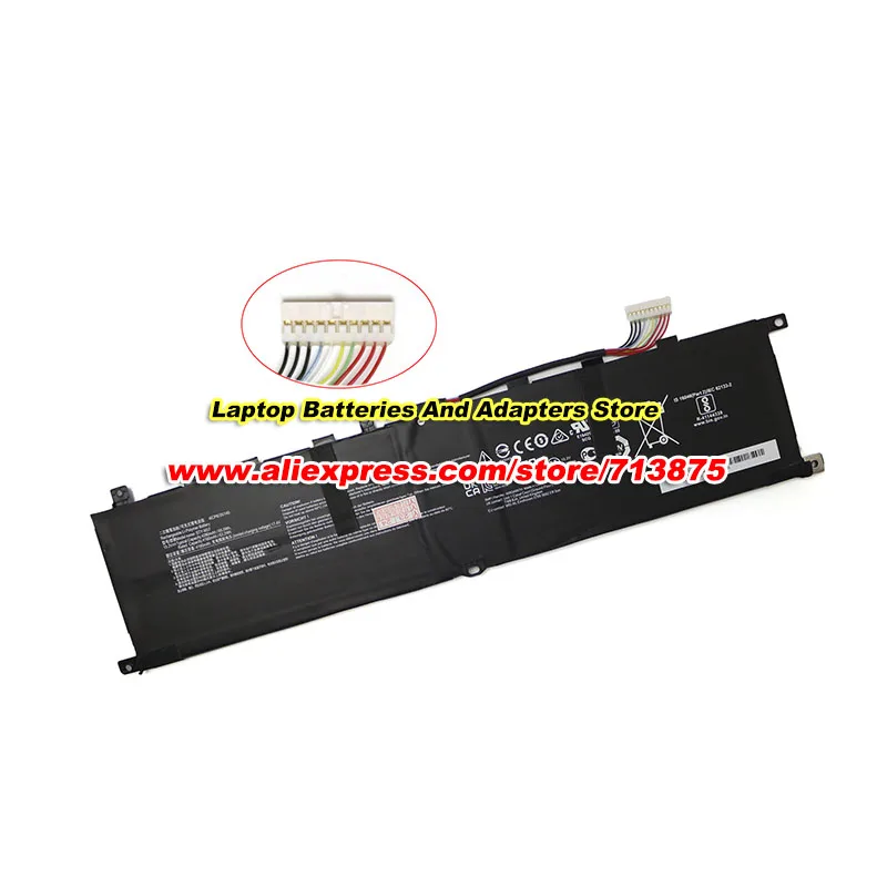 BTY-M57 Battery 4ICP6/35/140 for MSI Vector GP66 GP76 GP77 GS65 Leopard 10UG 10UE/11UG/11UE/12UE/12UG/12UGS MS-17K3 15.2V 65Wh