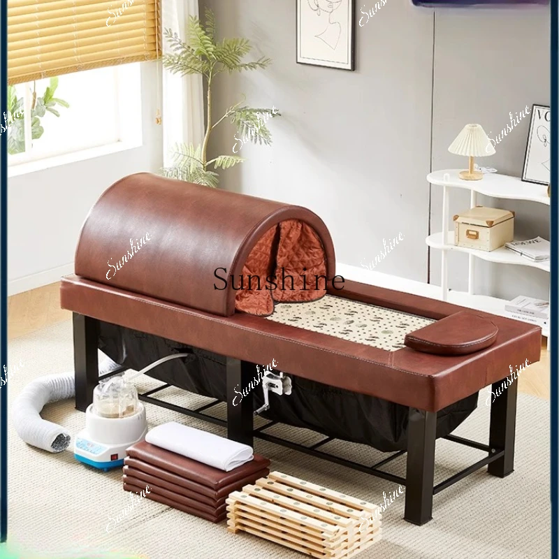 Beauty salon special traditional Chinese medicine fumigation special bed whole body moxibustion    TF
