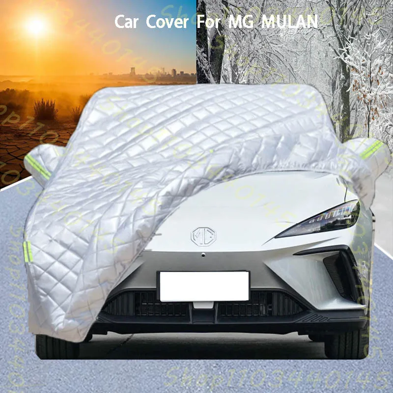 

For MG MULAN Car Cover Delivers Hail Protection, Scratch Guard, prevents paint Peeling Rain & Snow Resistance