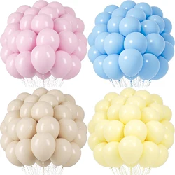 5/10/12 inch Pastel Balloon Baby Pink Blue Yellow White Sand Latex Balloons Baby Shower Gender Reveal Birthday Party Decoration