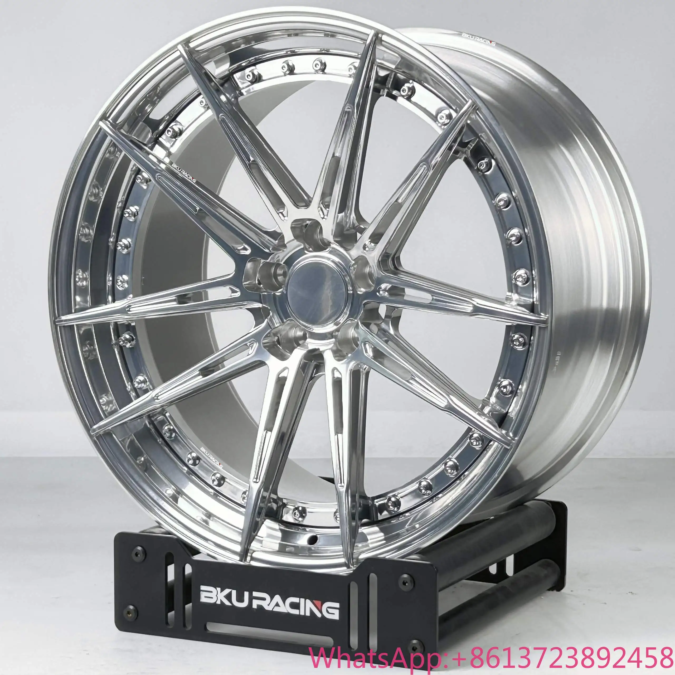

BKU 2 Piece 5x112 Forged Wheels 18 19 20 Inch Polished Custom Alloy Wheel for BMW M3 M4 G20 G21 G22 G23 G80 G82 G83 F80