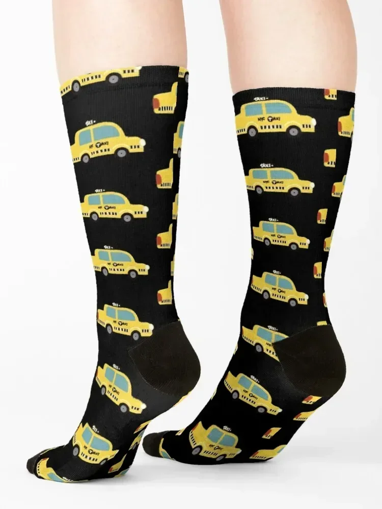 Calcetines de Taxi de Nueva York para niños, calcetines deportivos para hombres, calcetines de marca de lujo para mujeres