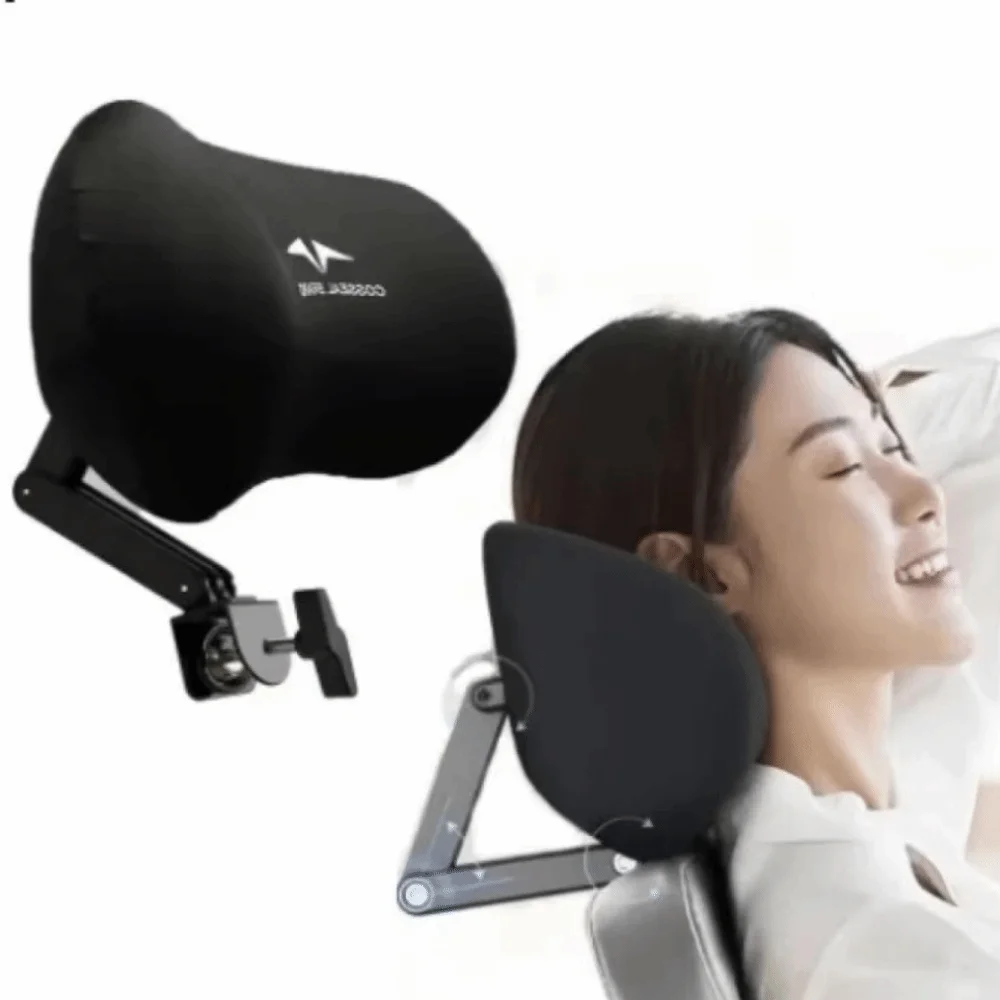 Memory Foam Chair Headrest Elastic Sponge Adjustable Support Head Support Cushion Universal Fit Ergonomic Design