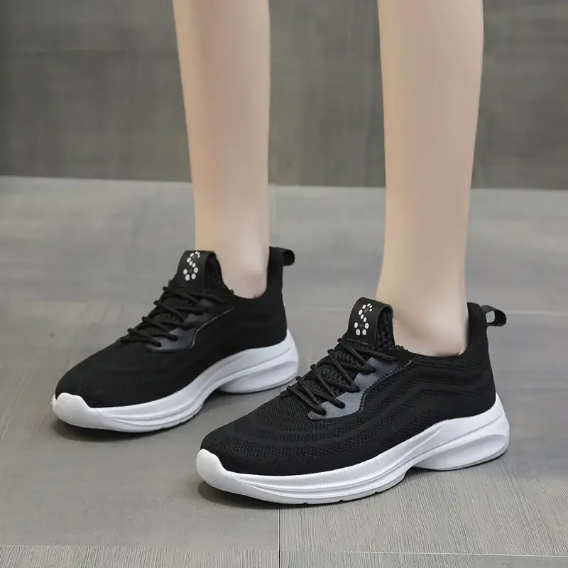 White Shoes for Women 2024 Summer New Casual Sports Shoes Versatile Flat Tenis for Students