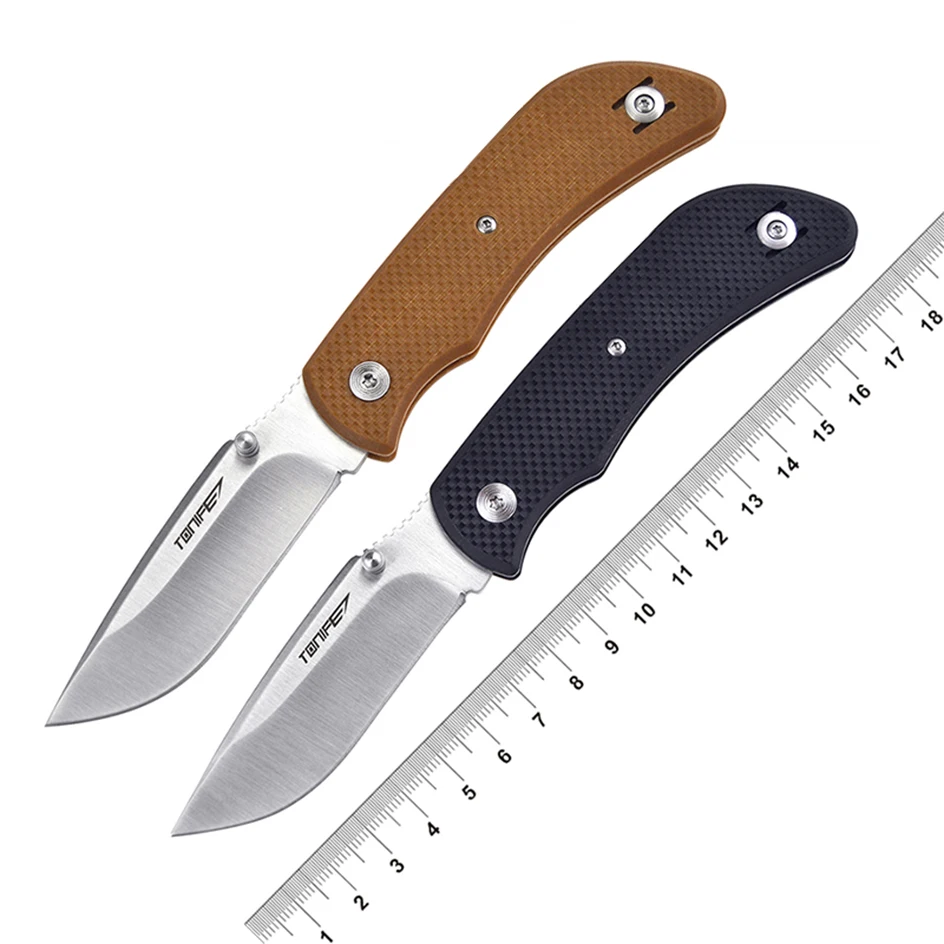 

TONIFE Hippo Folding Knife Aichi AUS-8 Blade Survival EDC Tool Outdoor Camping Hunting Knives