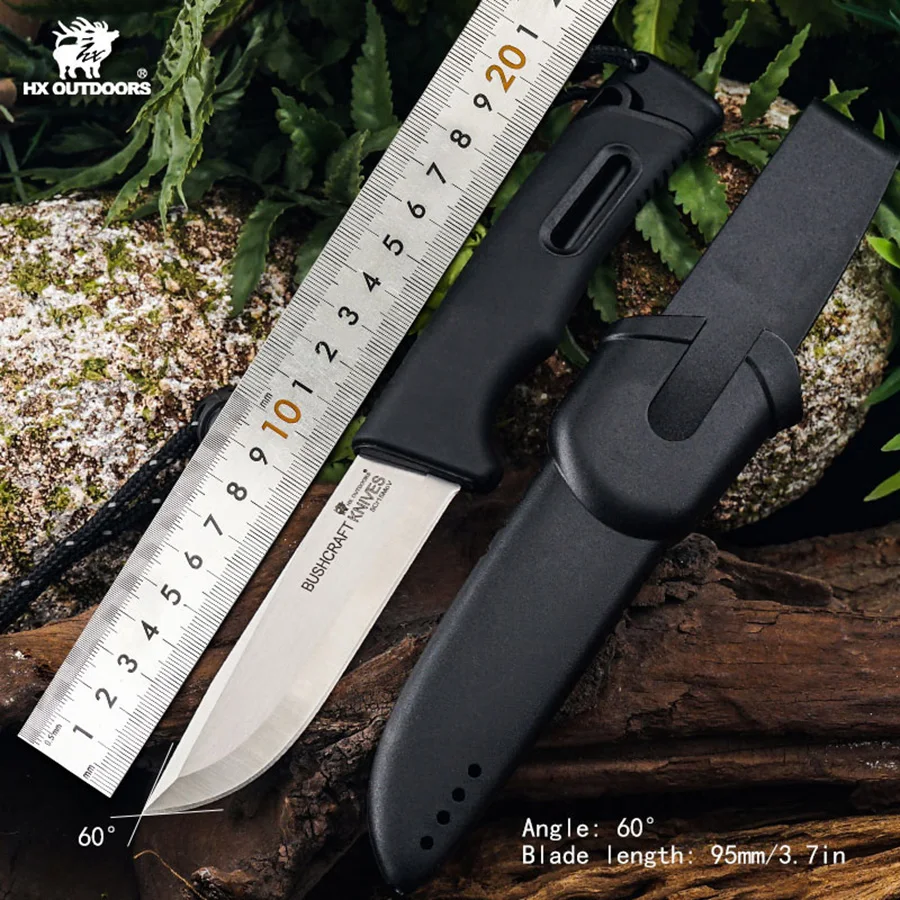 HX Outdoors Camping Knife Hunting Knives,Survival Knife Multi Functional Knives ,Rescue Knives EDC Tools 58Hrc Dropshipping