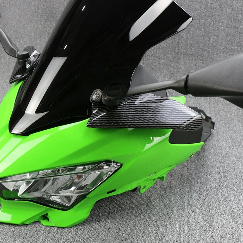 

For Kawasaki Ninja 400 NINJA 650 modified accessories shell fixed wind wing windbreaker rear view lens cover accessories