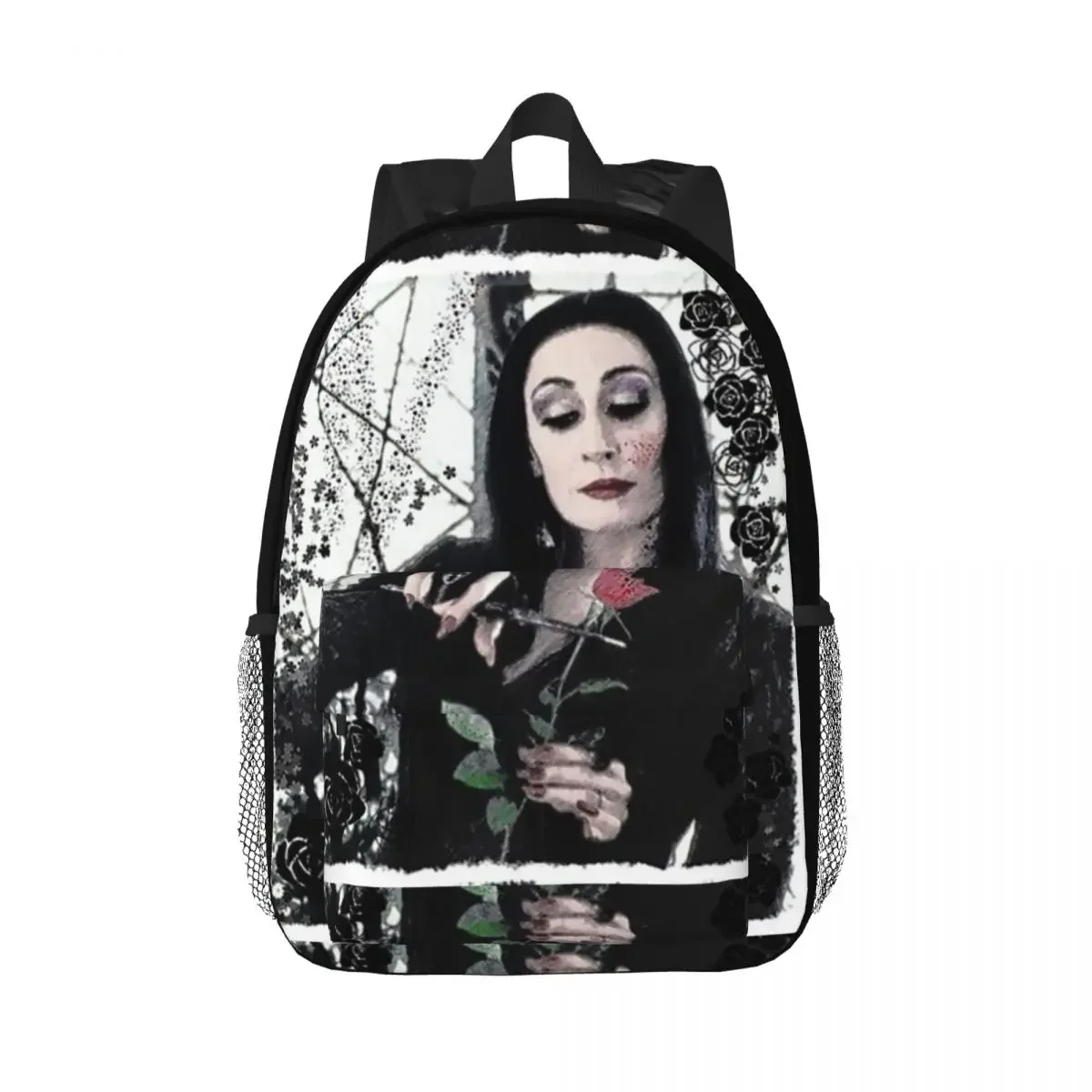 Morticia Addams Horror Family Backpack Boy Girl Bookbag Fashion Children School Bags Travel Rucksack Shoulder Bag Large Capacity