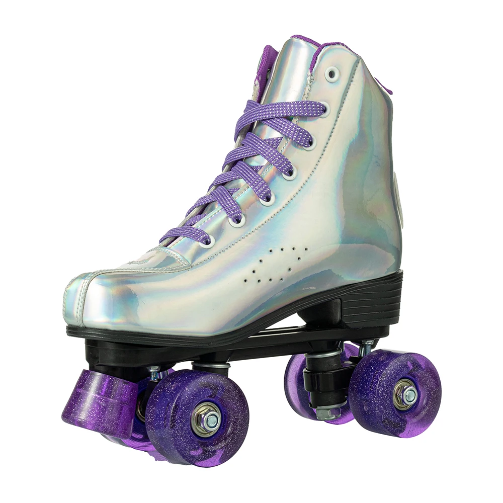 Professional Quad Roller Skates Adult Brush Street 4-Wheel Double Row Ice Skate Shoes Outdoor Sport Sliding Sneaker  Skating