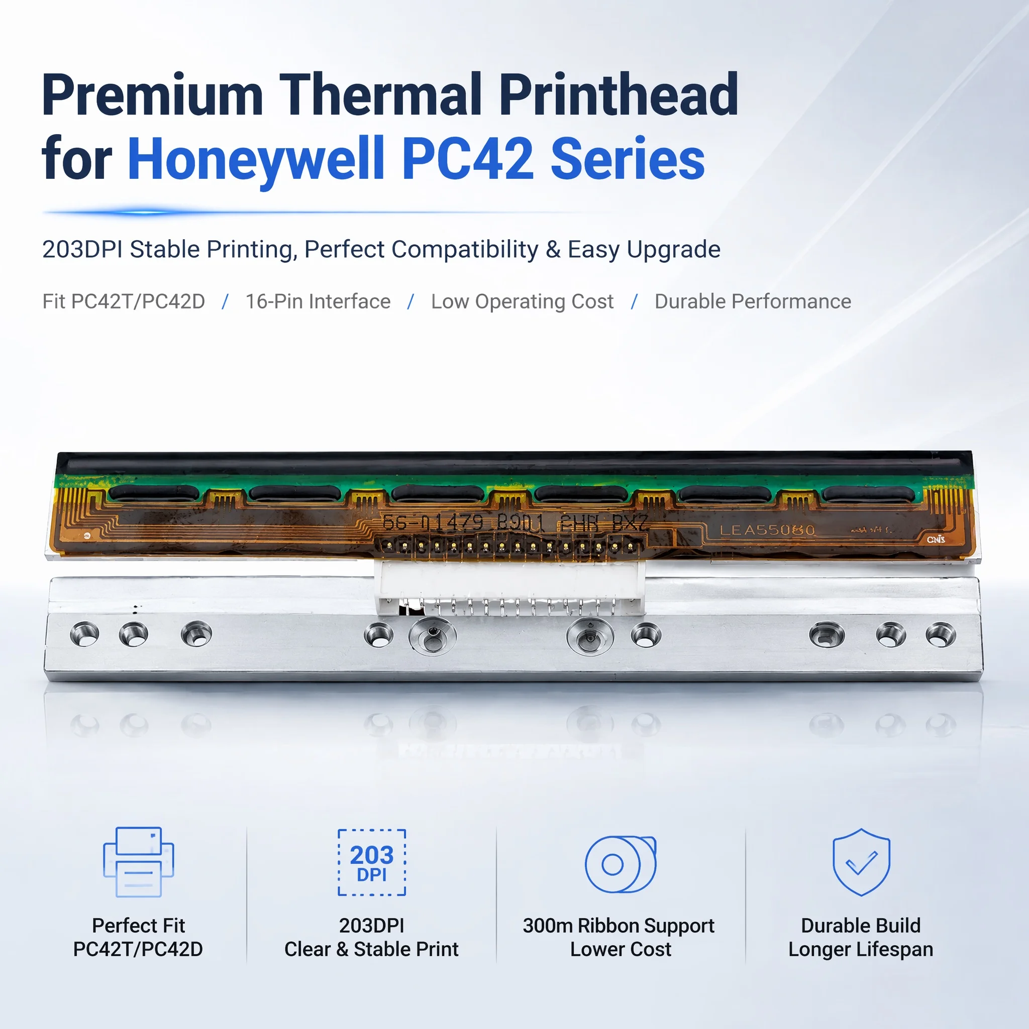 Vilaxh 203DPI Printhead for Honeywell PC42D PC42T,PC42  printhead for PC42 pc42t pc42d pc43t pd43 PD43C 203dpi barcode printhead