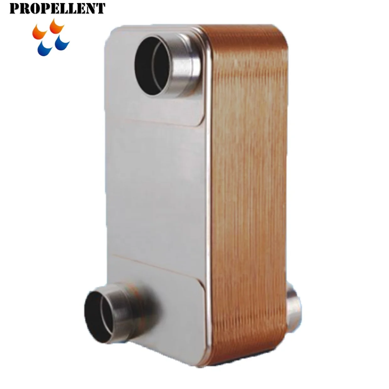 Air Conditioning Brazed Plate Heat Exchanger High-Performance Water-Cooled Condenser Competitive Price Energy Saving
