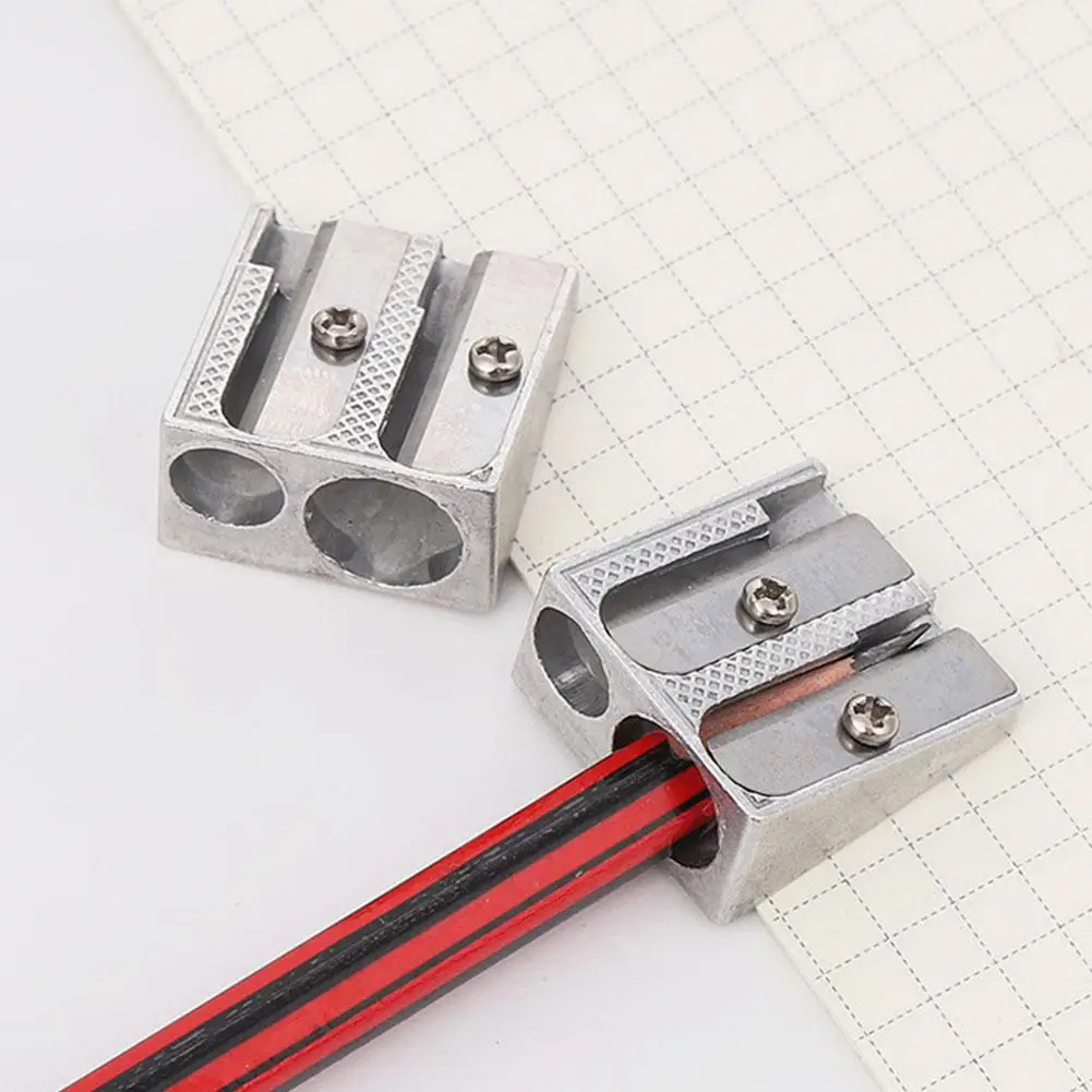 2 Holes Pencil Sharpener Multi-functional Kids Sharpener For Charcoal Writing Sketch Drawing Learning Tools School Supplies
