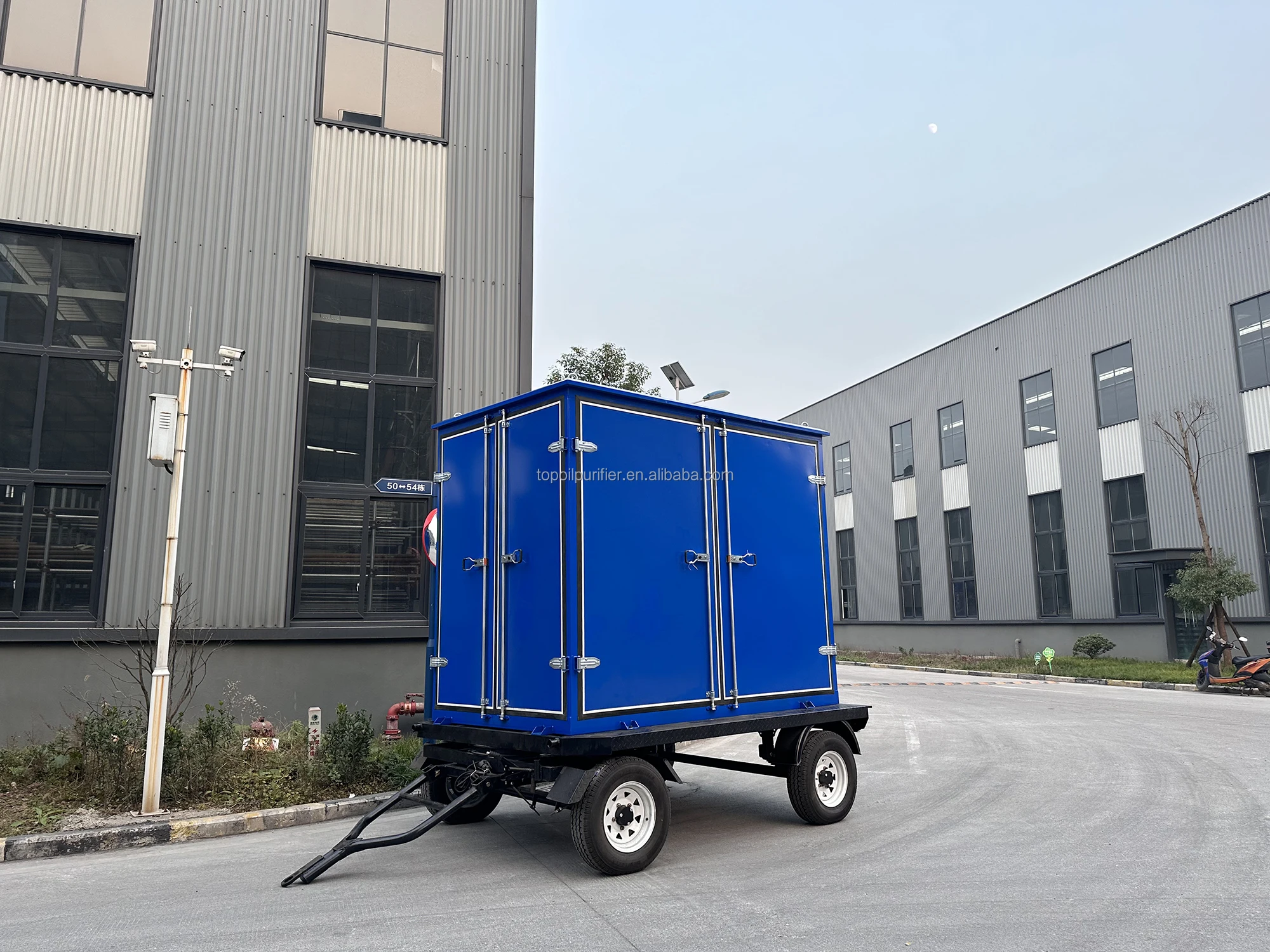 Avec remorque et système de purification d'huile de transformateur sous vide à double étage fermé ZYD-M