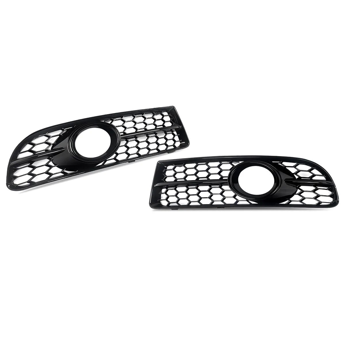 Honeycomb Mesh Hex For Audi A4 B7 S-line 2006-2008 S4 Car Lower Bumper Fog Light Grille Light Cover 8E0807681F Auto Accessories image 3