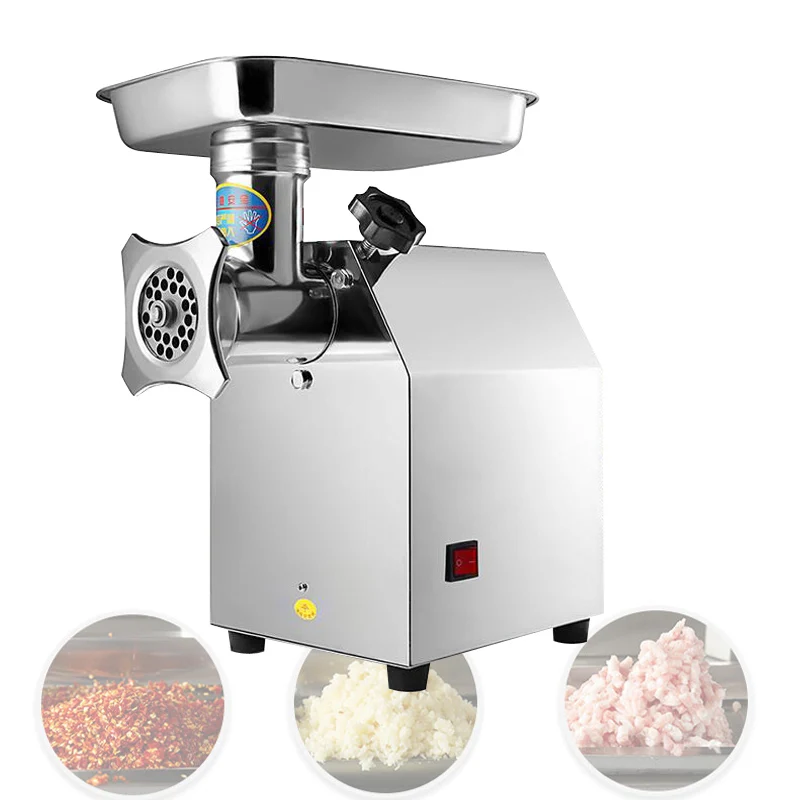 Commercial Household Meat Grinder Electric Stainless Steel 850W Minced Meat Mincer Automatic Sausage Stuffing Machine For Butche