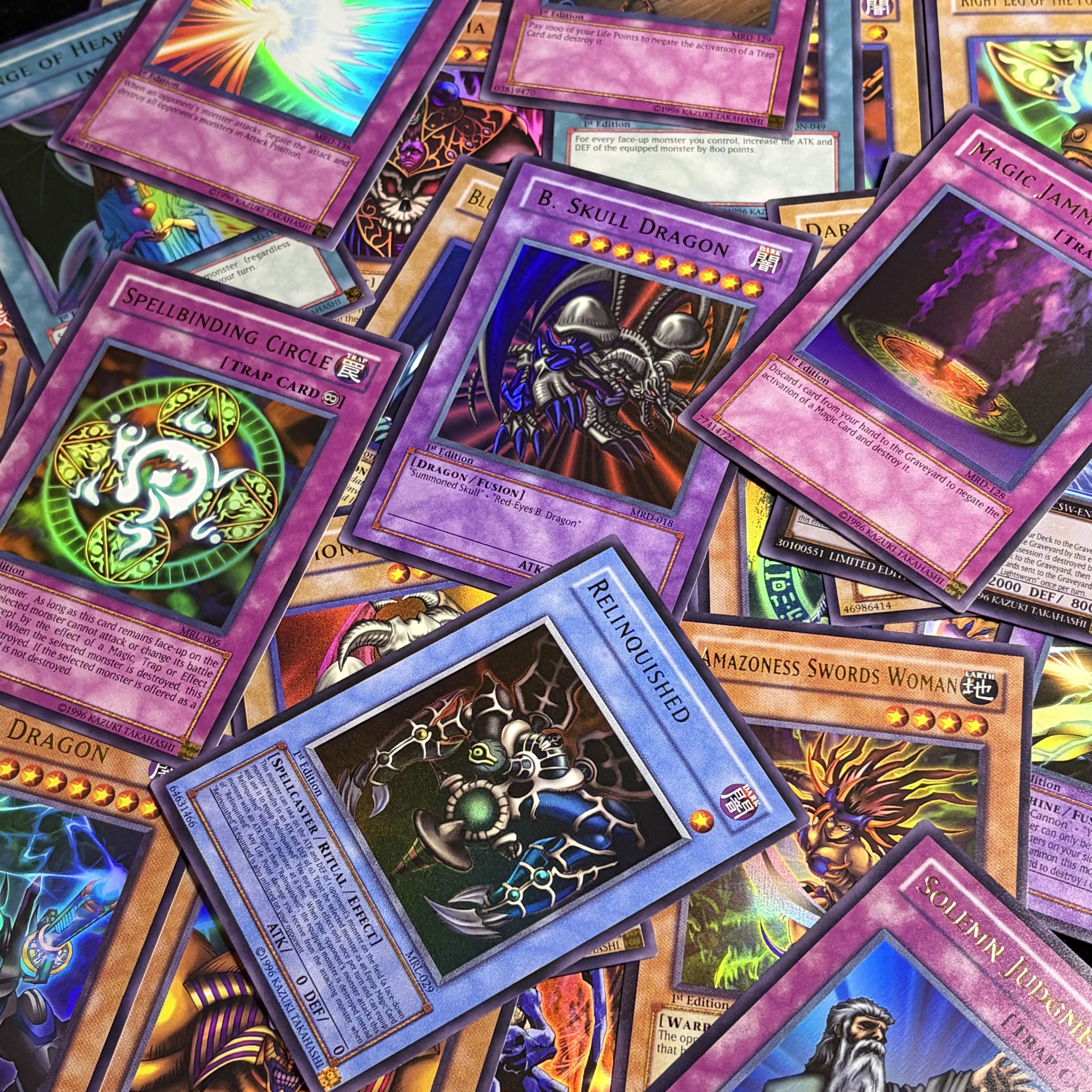 Yu-Gi-Oh! TCG 1st Edition SDK-001 SJC-EN001 MRD MRL PSV YCSW OG Players Childhood Nostalgia Vintage Proxy Cards Toys view 5
