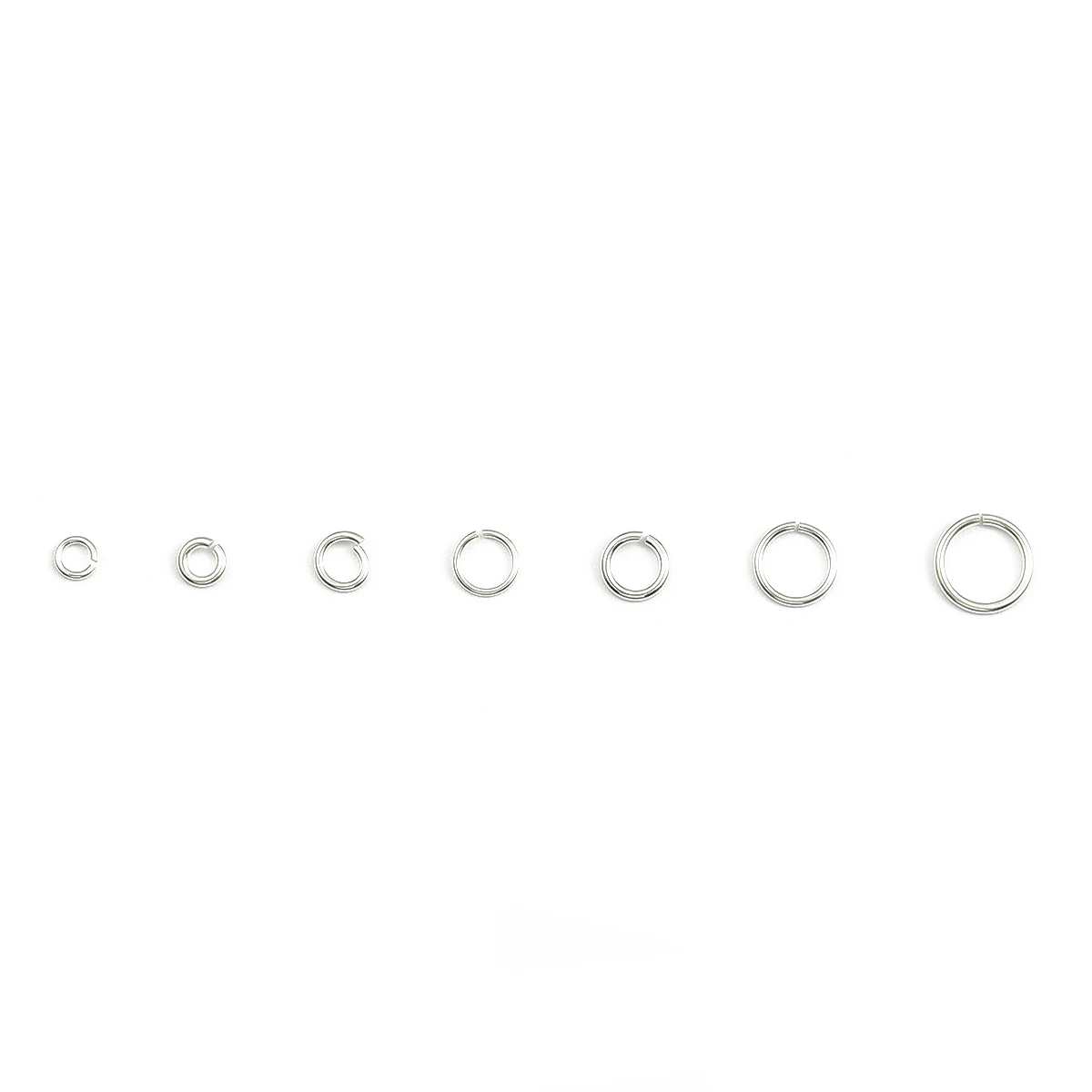 2.5/3/3.5/4/5/6mm 925 Silver Single Lap Open Jump Rings Connector For DIY Earring Jewelry Making Findings Accessorie Wholesale