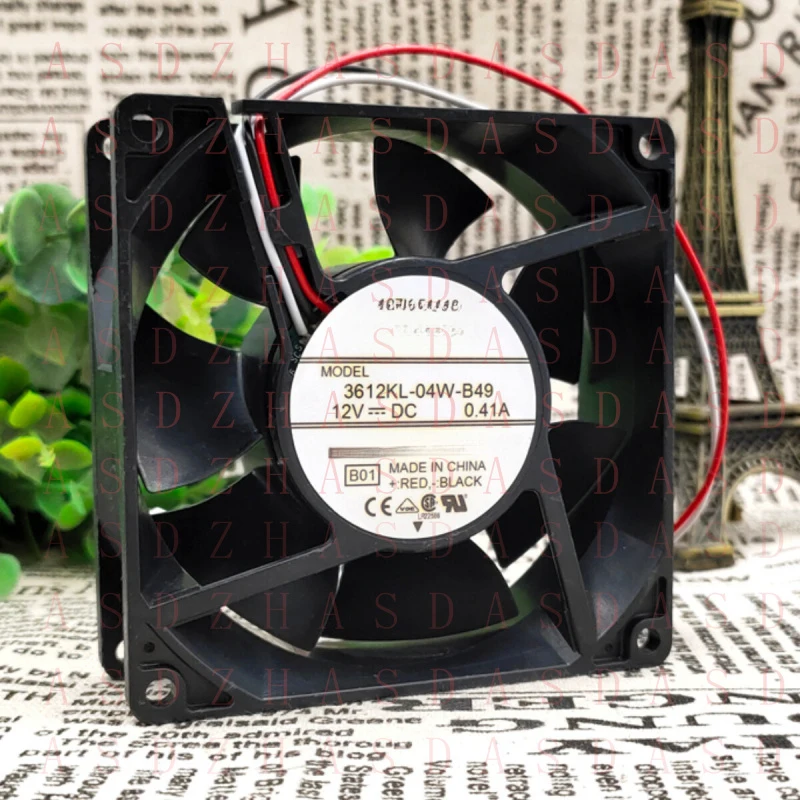 Z for  NMB 3612KL-04W-B49 9032 9cm 12V 0.41A Chassis Cooling Industrial Fan