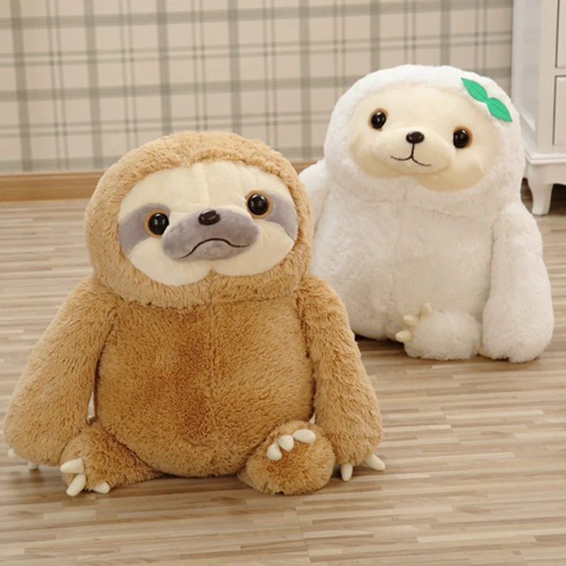 ตุ๊กตาสลอธสุดน่ารัก ของเล่นเด็ก หมอนกอดนุ่มฟู ตุ๊กตาผ้าพลัฌ ของขวัญวันเกิด