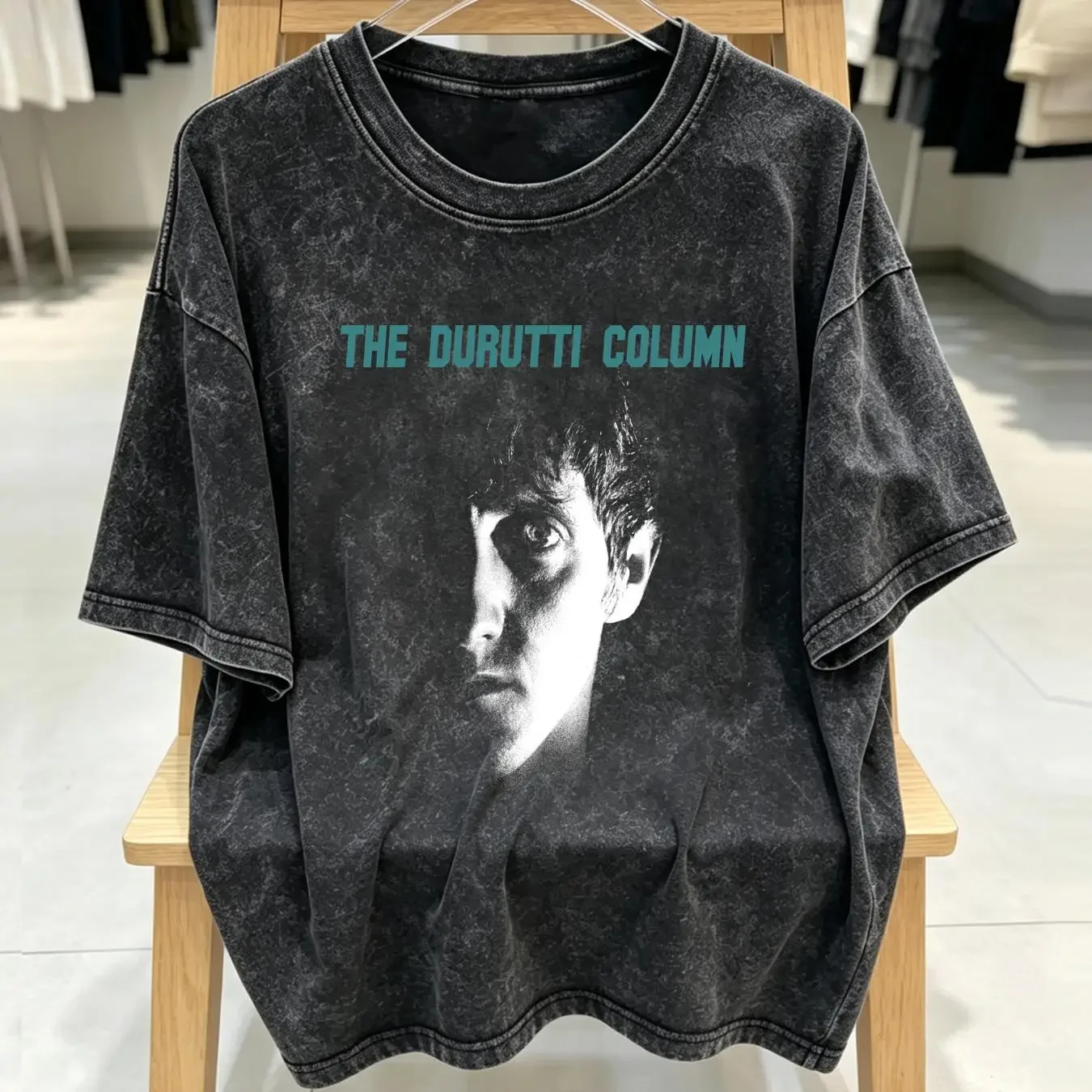 washed T Shirt The Durutti Column vintage Washed Stretched Versatile Unisex Slightly Comfortable Stylish fashion