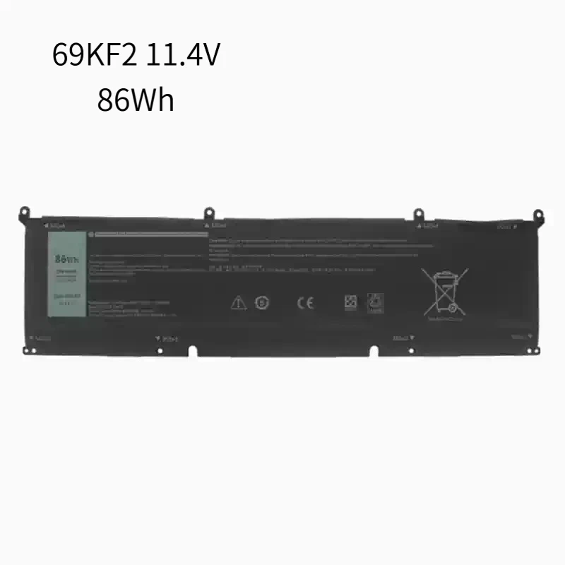 Batería para Dell Alienware, 69KF2, 8FCTC, 70N2F, Alienware M15 M17 R3 XPS 15 9500 G7 7500 Precision 5550 P100F P45E