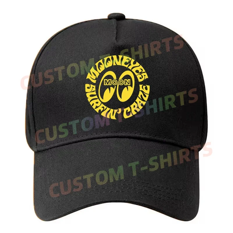 

Black Cap Mooneyes Moon Equipment Baseball Cap Snapback Caps Casquette Hats Fitted Casual Gorras Hip Hop Dad Hats Unisex