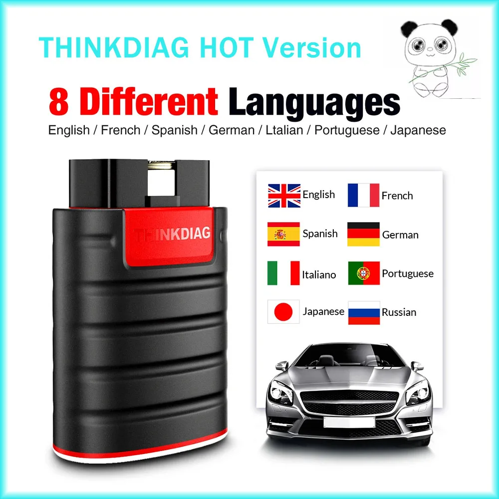 

THINKCAR Thinkdiag Old Version Boot Full System OBD2 Scanner Code Reader ECU Coding Automotive Diagnostic Tool PK Easydiag