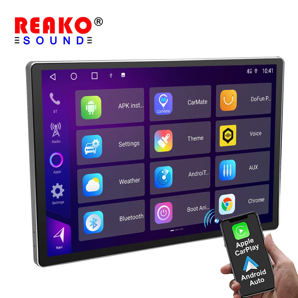 

13.1 Inch 2k Screen Car Video Player TS10 6+128G Carplay QLED Screen 8 Core CPU 4G GPS 360 Function DVR BT Car Radio