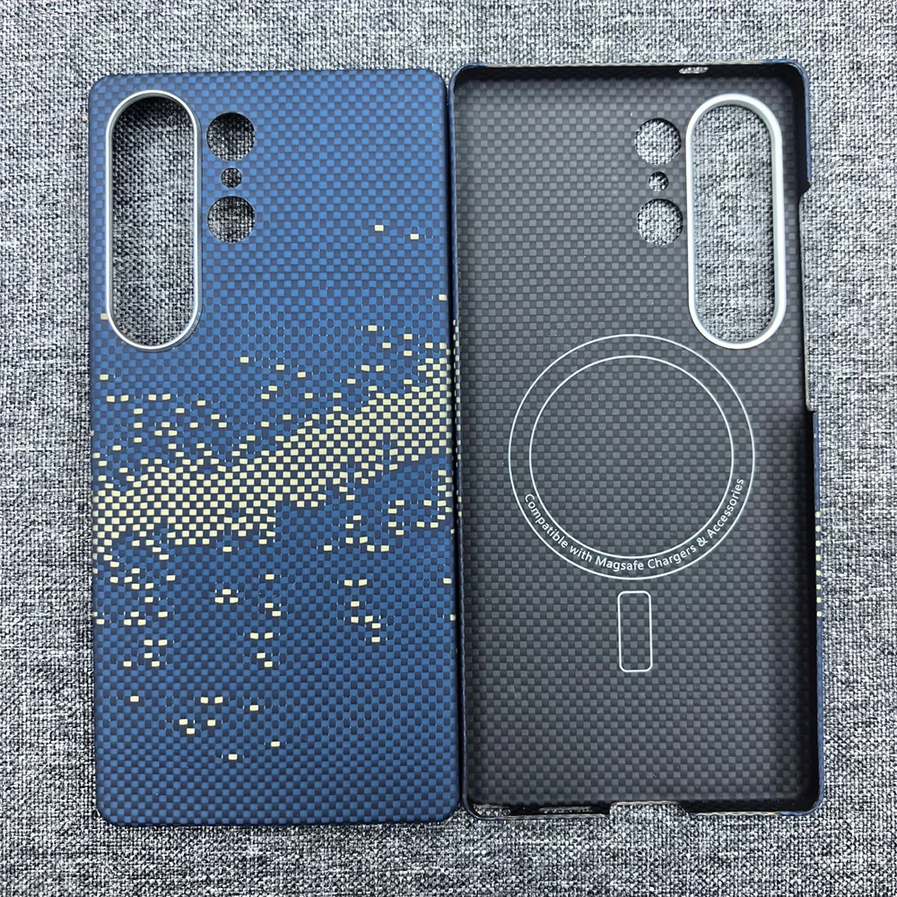 

Magnetic Aramid Case for Samsung Galaxy S26 Ultra S26 Plus S26 S25Ultra Carbon Fiber Case with Magsafe Lightweight Cover