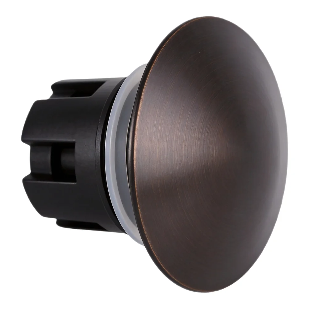 Basin Waste Fitting for Bathroom Sink Featuring Push Button Activation and Compatibility with 66mm Drain Holes