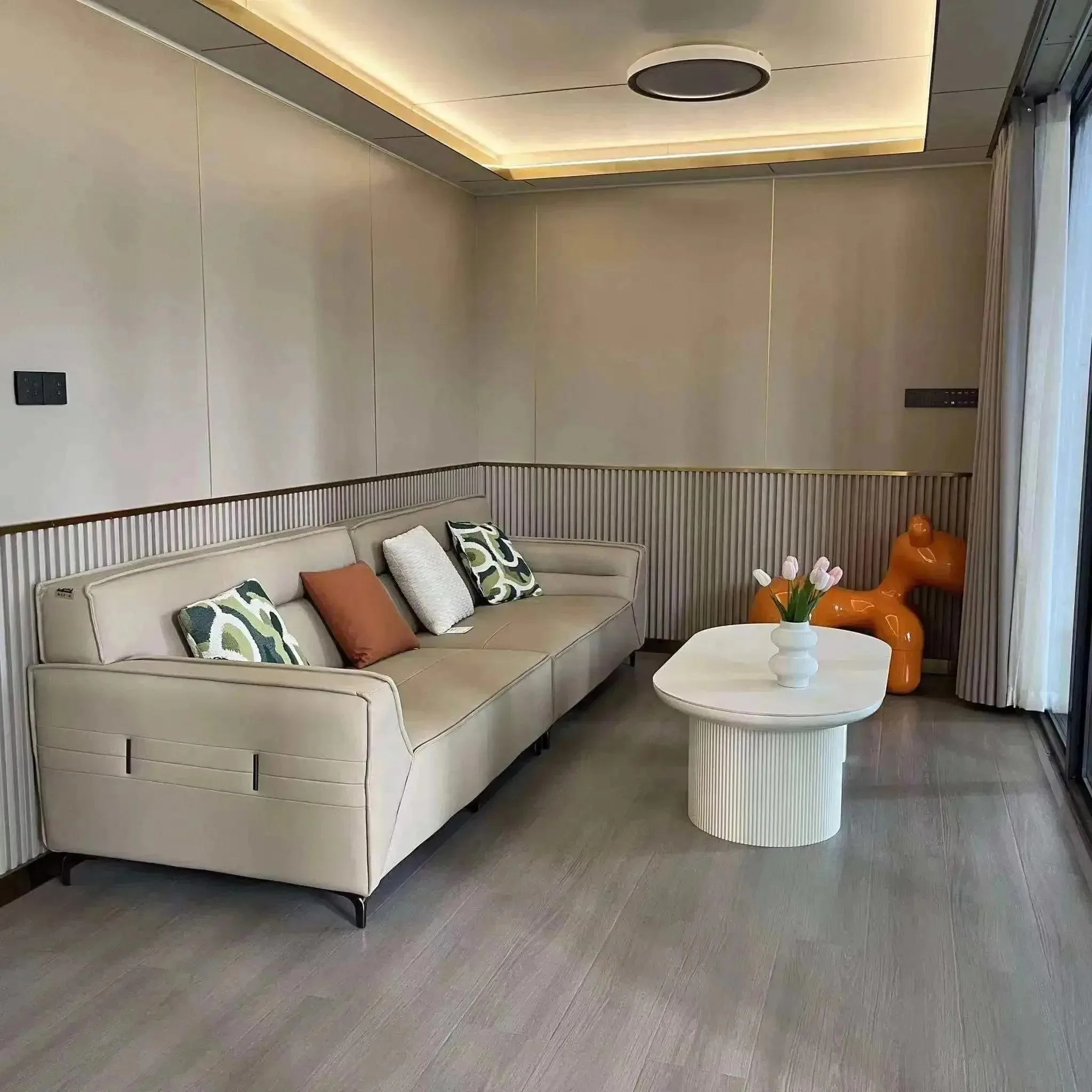 Personalizzazione dell'elaborazione Esportazione Scatola pieghevole a doppia ala Sala mobile Contenitore pieghevole mobile Sala di espansione