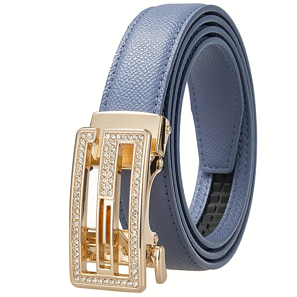 2025, neue Damen-Legierung, automatische Schnalle, Mikrofaser-Hohlgürtel, lässige Jeans, dekorative Taillenkette, leichtes Luxus-All-Match-Design – Detail 11