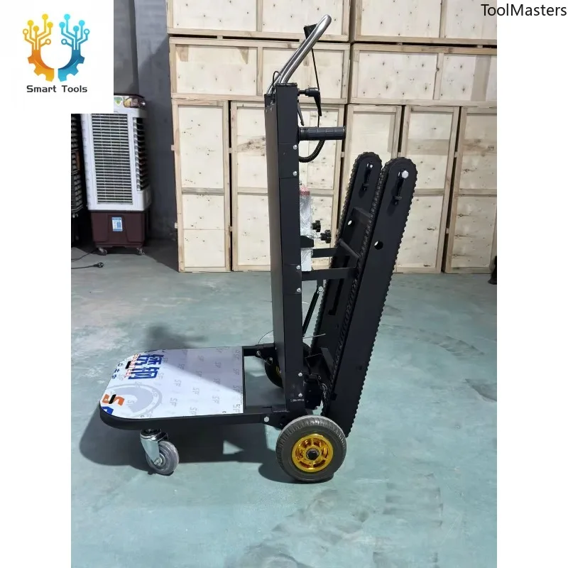 

【2026】Crawler Type Electric Stair Climber Stair Climbing Truck For Cargo Transport Up Down Stairs