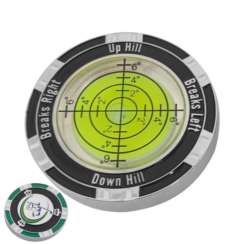 

1pc Golf Slope Putting Level Reading Ball Marker Outdoor Golfing Sports Training Tool Golf Marker High Precision Level Reader