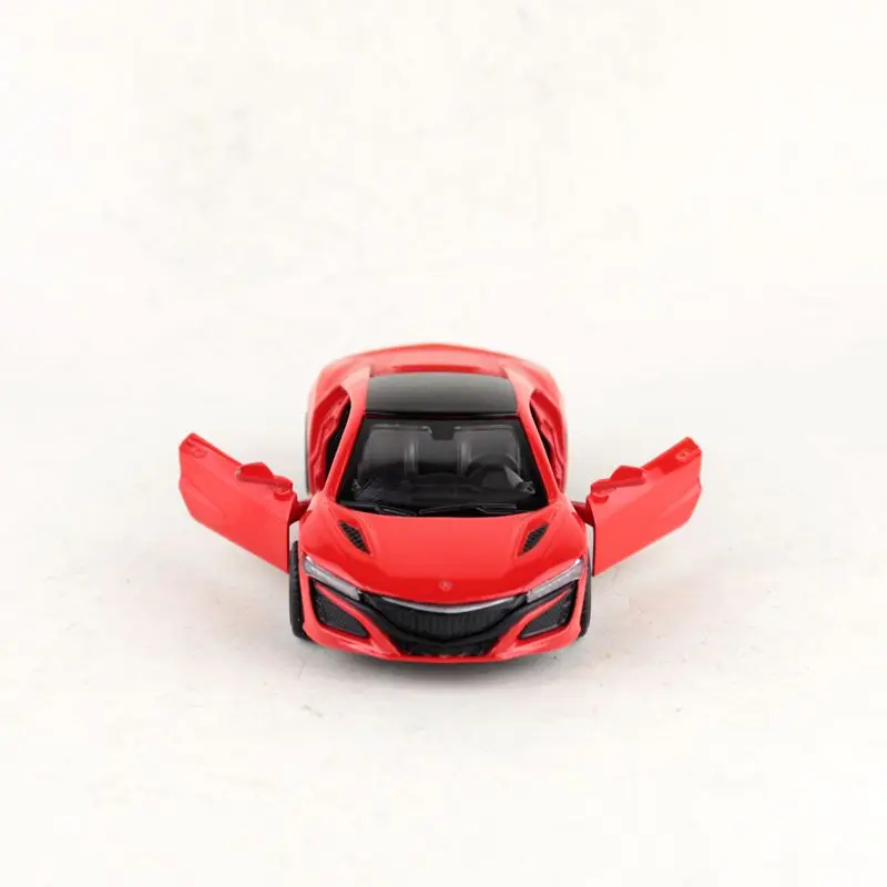 1/42 Honda Acura NSX Diecast Metal Toy Vehicle Model Car Pull Back Door Openable Educational Collection Gift Kid Boy Match Box