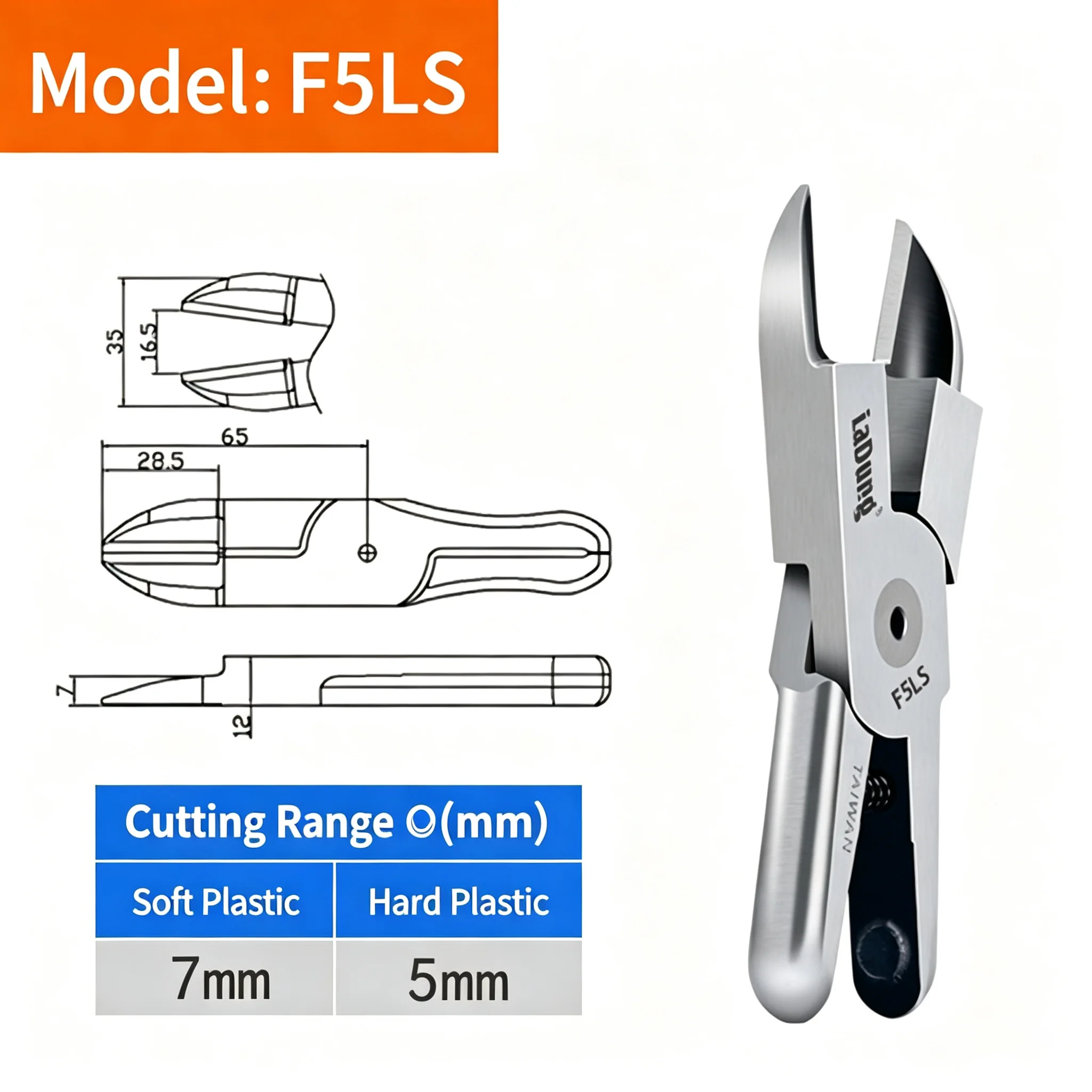 LADUNG Industrial Grade NR/MR 20 Air Scissors Shears Cutter Head Nipper Pneumatic Plastic Sprue Fast Cutting Tools F5CTL/F5CTLG