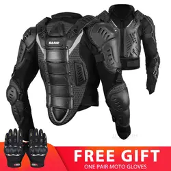 Motorcycle Jacket Armor Protector Motorbike Motocross ATV Racing Body Neck Protection Jacket Clothing Suit Protective Armor