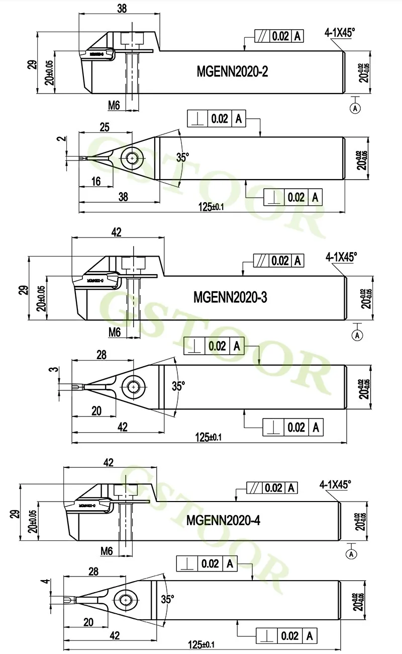 1 шт. MGENN2020, MGENN2525, 2 мм, 3 мм, 4 мм, 5 мм, 6 мм, держатель для токарного инструмента, токарный станок с ЧПУ, долбежный резак, центральный резак, инструменты для MGMN