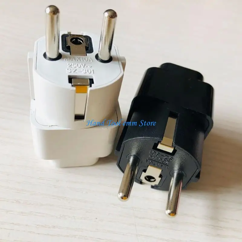 H37F Travel Adapter China Germany Plug Universal ABS Plug Converter Wide Compatibility 220V input