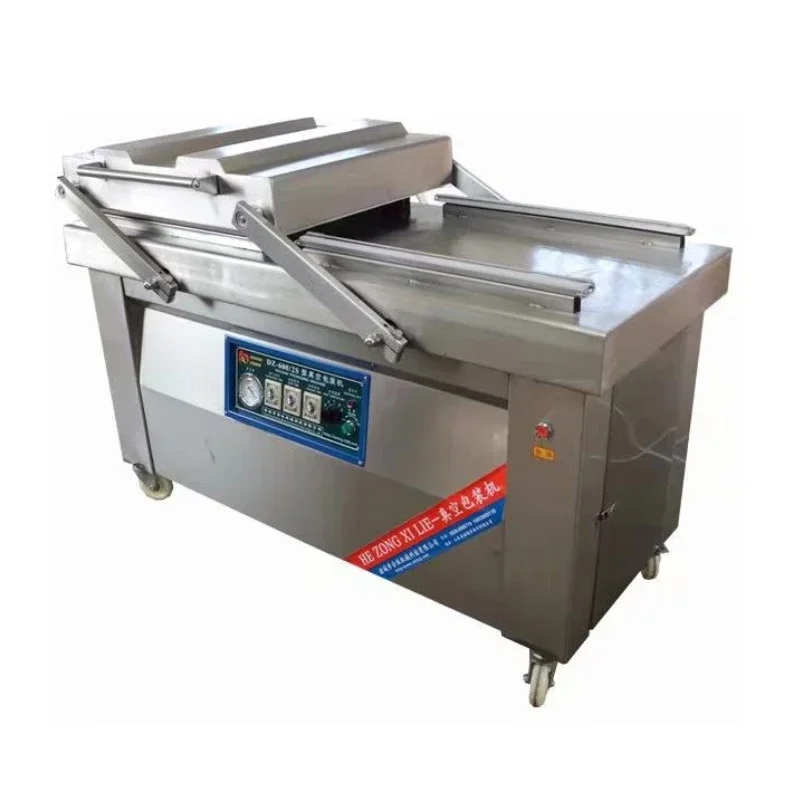 Double Chamber Sealer Vacuum Food 600/2s  Automatic Vaccum Packer  Saver Bags Kichen Commercial Packaging Machine